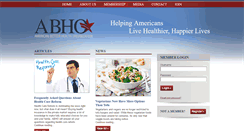 Desktop Screenshot of abho.org